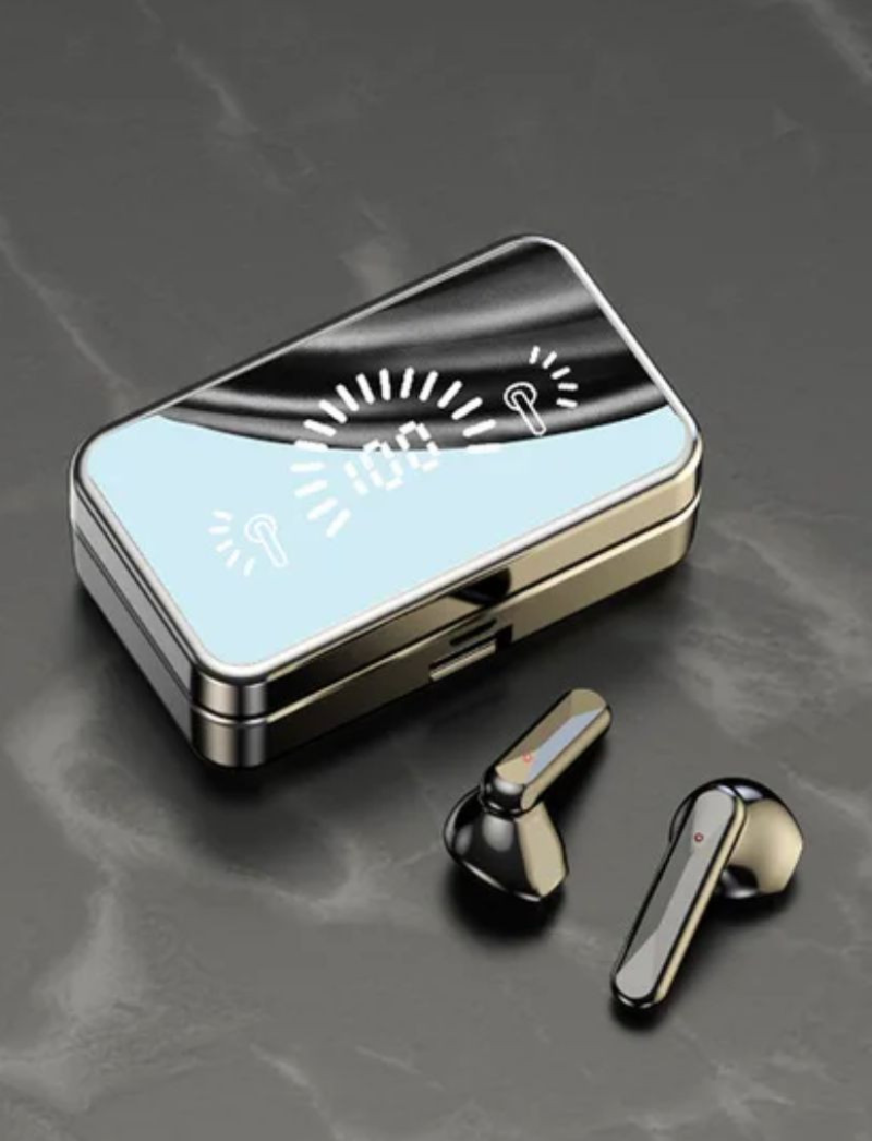 Auriculares Bluetooth S20 Con Pantalla De Espejo y Bluetooth 5.2
