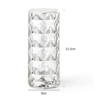 Lámpara de Mesa Diamante RGB – Control Táctil + Puertos USB