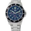 Reloj Yess Hombre Plateado Negro 8009-2