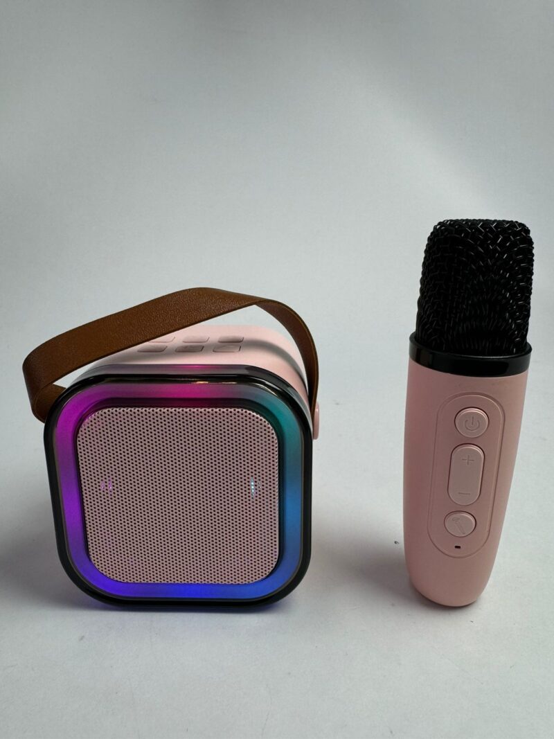 Mini Karaoke RGB Con Micrófono - Imagen 3