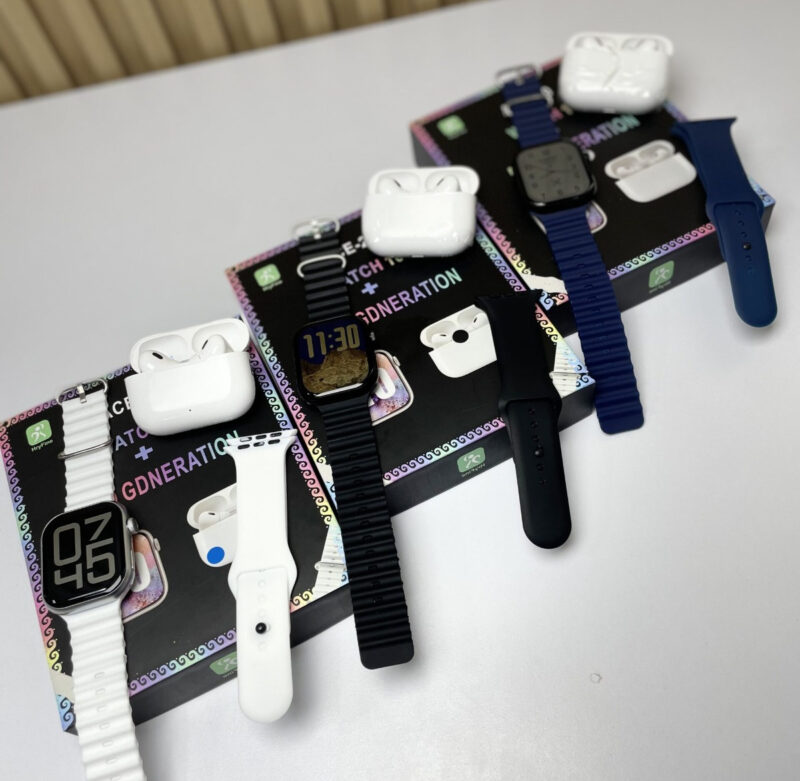 Combo Smartwatch Watch 10 + Audífonos Inalámbricos – Modelo ACE-20