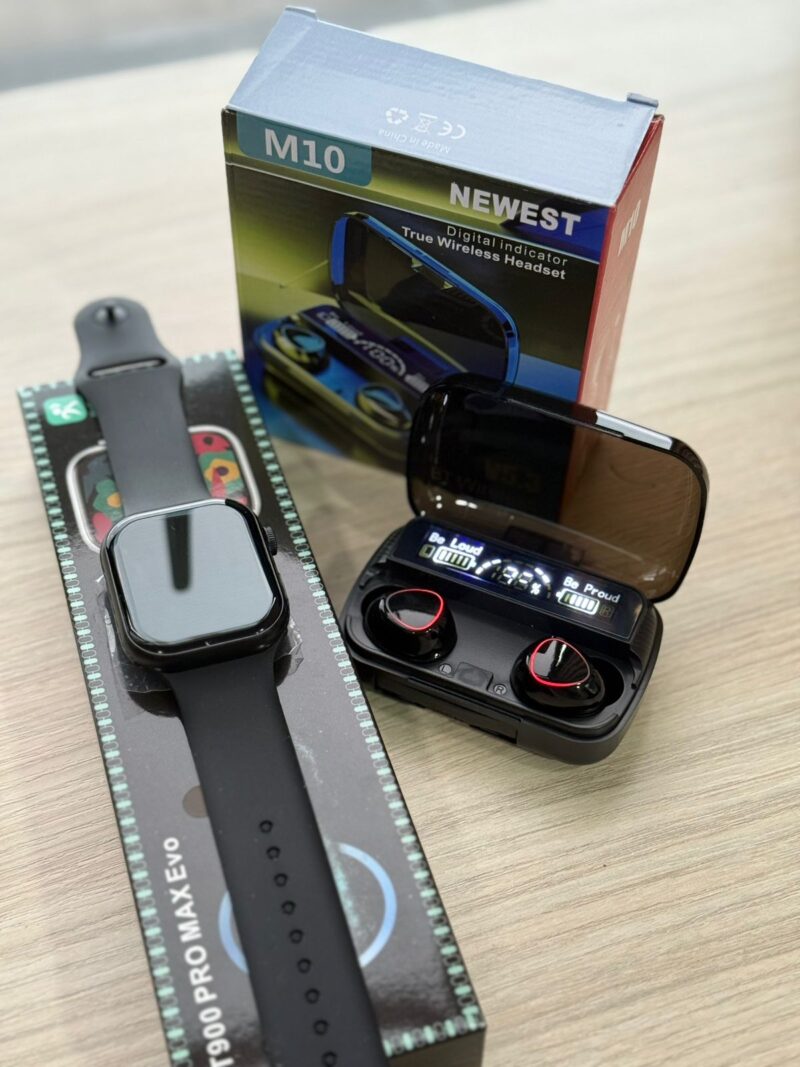 Combo Smartwatch T900 Serie 10 + Audífonos M10 TWS – Tecnología y Estilo en un Solo Pack - Imagen 5