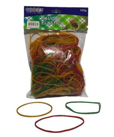 Caucho Elastico Colores Garabatos 125g 2mmx60mm Fl-231