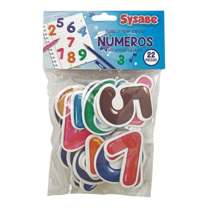 Figuras De Foamy Adhesivas Números REF 8402567