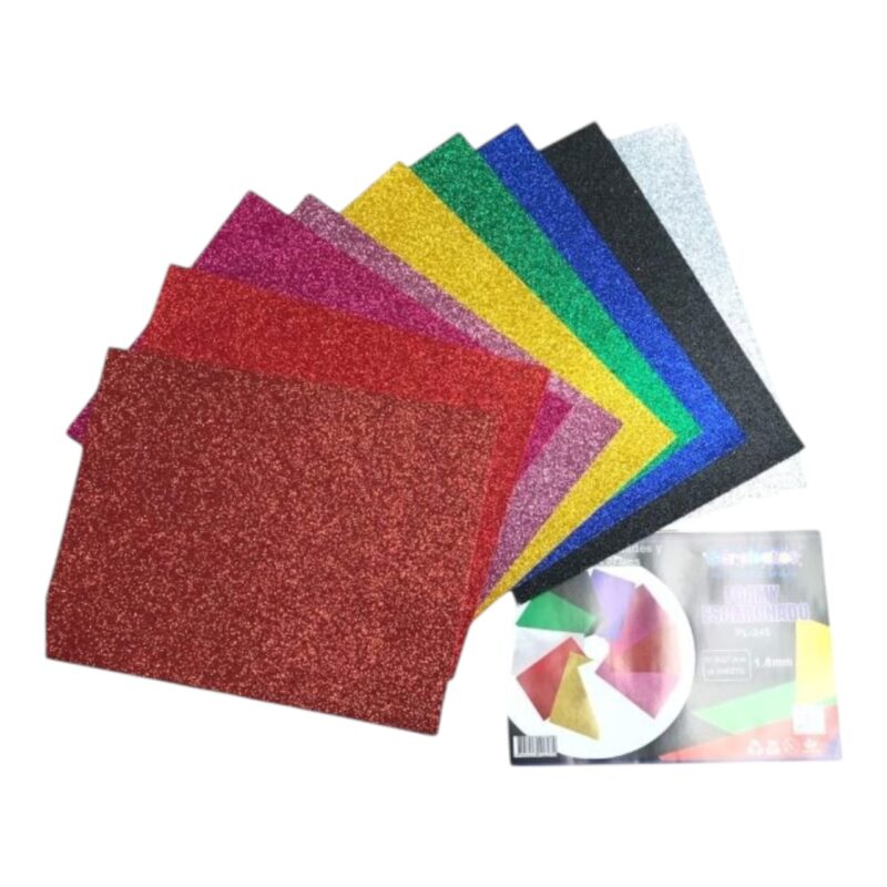 Foamy Tamaño Carta Mirellado X10 Hojas
