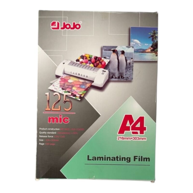 Papel Laminado A4 125 Micras X100 Hojas Sk-243