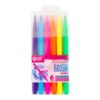Plumones Brush Neon Grafi Colors Punta Pincel X6 Pcs GR-117