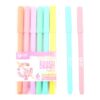 Plumones Brush Pasteles Grafi Colors Punta Pincel X6 Pcs GR-118
