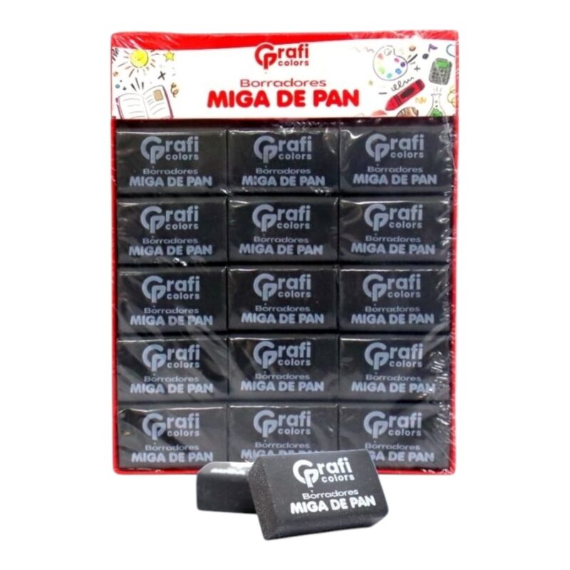 Borrador Miga De Pan Negro Grafi Colors GR-191