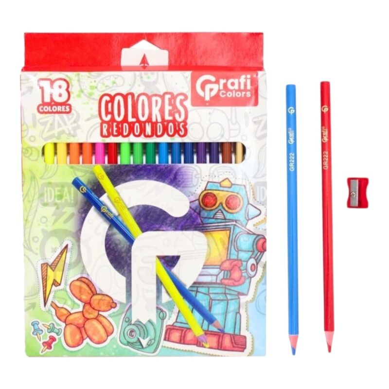 Colores Redondos Grafi Colors X18 Unds GR-222