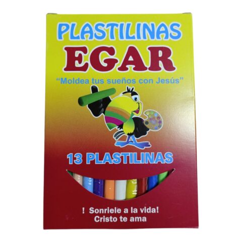 Caja Plastilina Larga X13 Colores