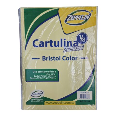Cartulina 1/8 Colores Surtidos X7 Hojas