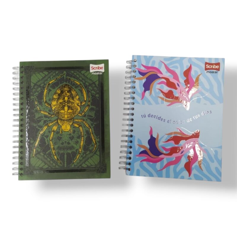 Cuaderno Argollado Pasta Dura 7 Materias Scribe 175 Hojas