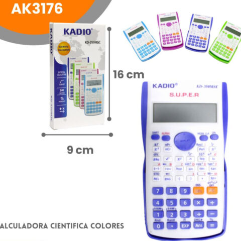 Calculadora Cientifica Colores Surtidos KD-350MSC