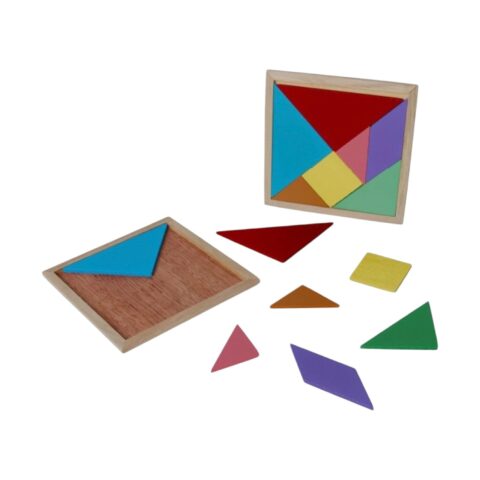 Juego Didactico Tangram De Madera Dk-2604
