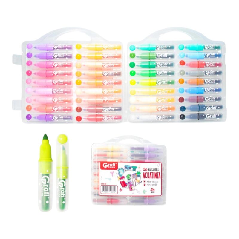 Marcador Grafi Colors Acuatinta X36 Unds GR-346