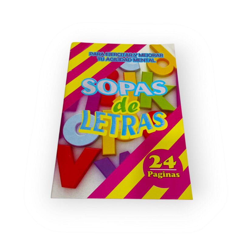 Libro Sopa De Letras X24 Paginas