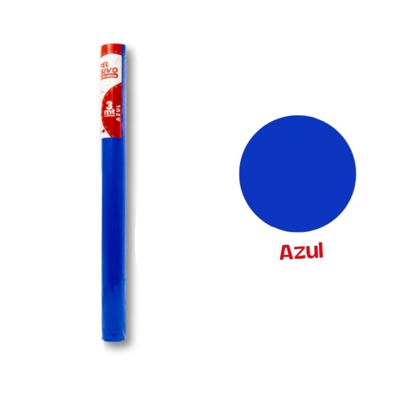 Papel Contac 3 Metros Azul