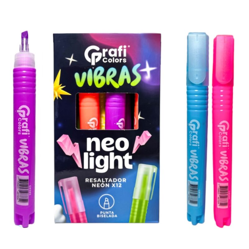 Resaltador Neon Ligh Grafi Colors GR-385