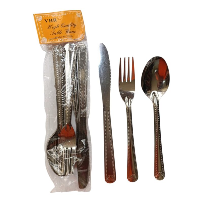 Juego De Cubiertos X12 (4 Cucharas + 4 Tenedores + 4 Cuchillos (VHR-1804-12C)