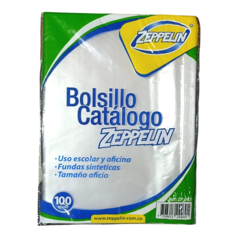 Bolsillo De Catálogo Oficio X100 Unds