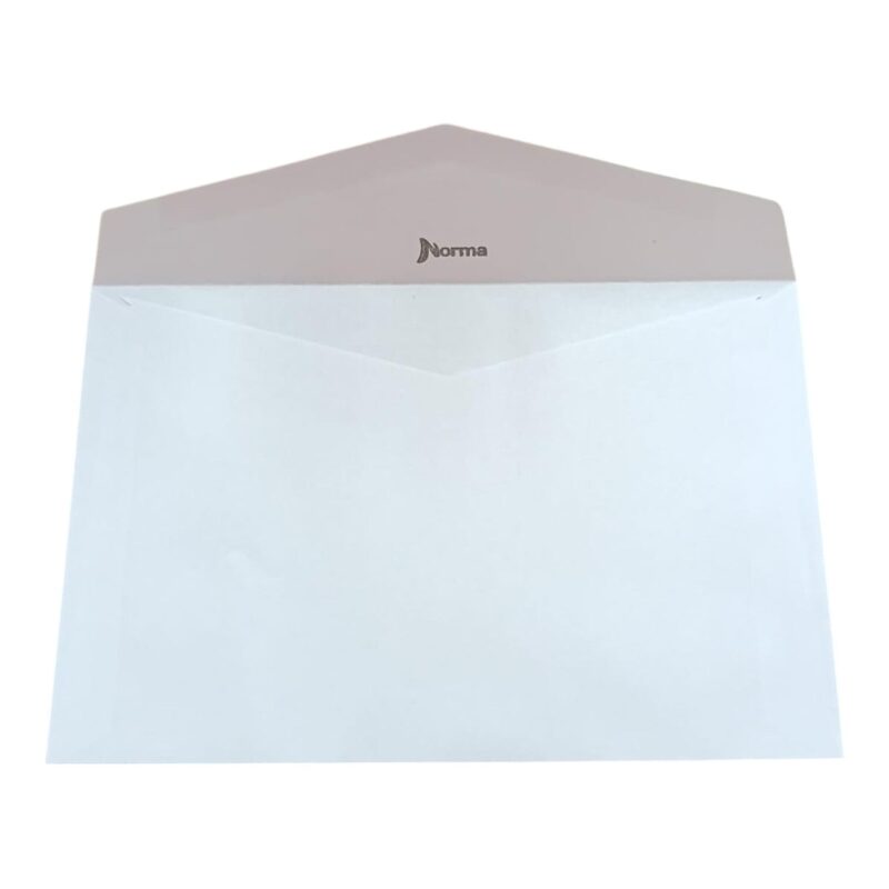 Sobre Blanco Correspondencia Rectangular Norma 16x10 Cm
