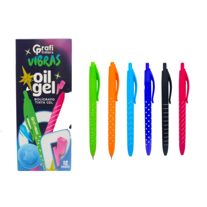 Lapicero Retractil Grafi Colors 0-7mm Cuerpo Neon GR-344