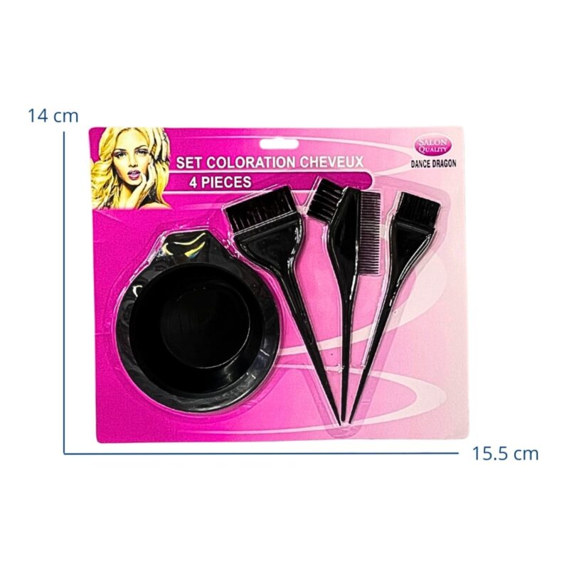 Juego De Teñido De Cabello 4 Pcs SE-5288