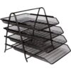 Organizador De Papelería En Oficina 4 Puestos 35*33,5*29 Cm SK-325