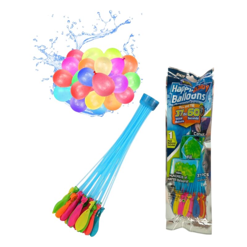 Globos de Agua 37 Unidades en Solo 1 Minuto