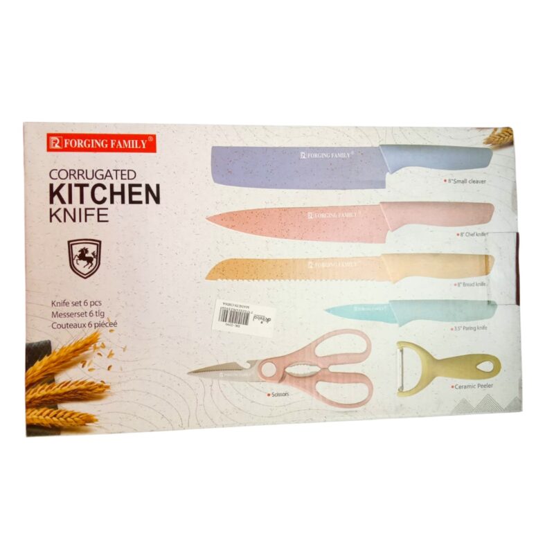 Kit De Cuchillos Colores Pastel X6 PCS - Imagen 2