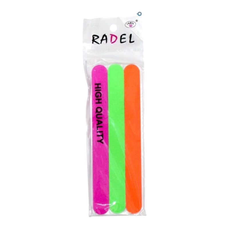 Lima Para Uñas Neon X3 Pcs SE-2300