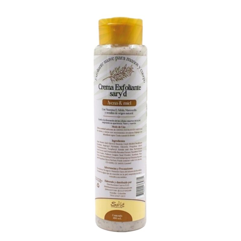 Exfoliante Corporal Avena Y Miel 480ML Ref SY36577