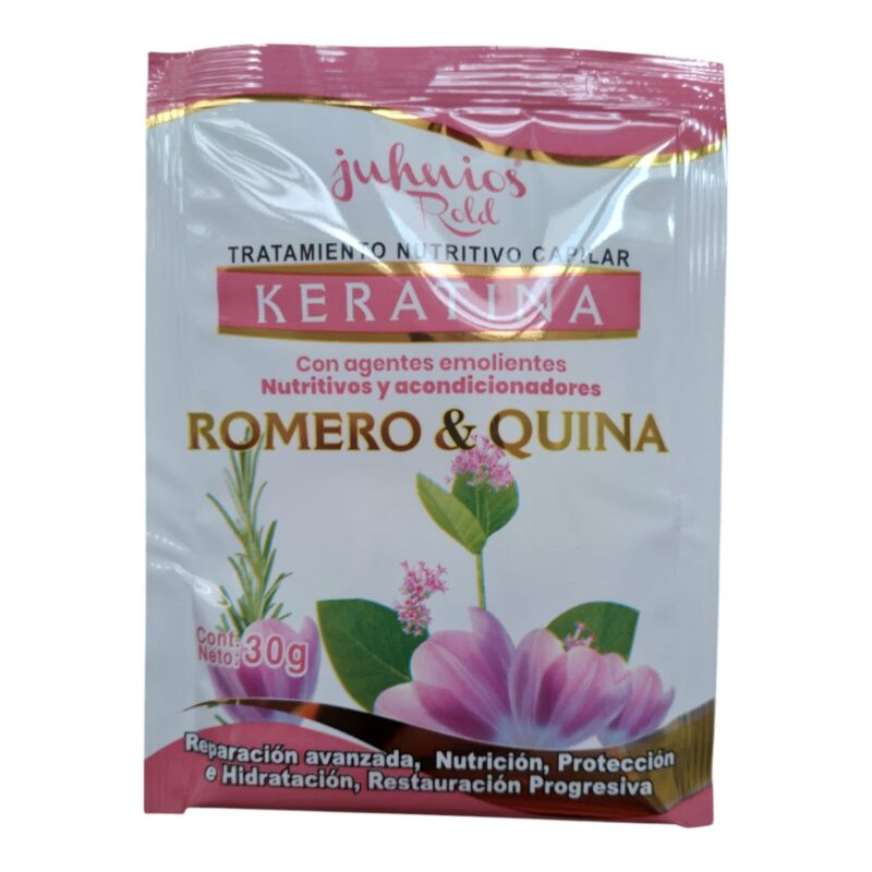 Tratamiento Keratina De Romero Y Quina 30 Gr