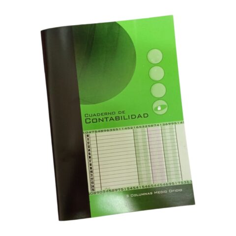 Cuaderno Contable 2 Colores 24*17 Cm