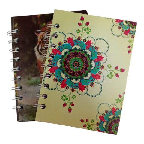 Mini Cuaderno Pasta Dura Argollado 15*11 Cm