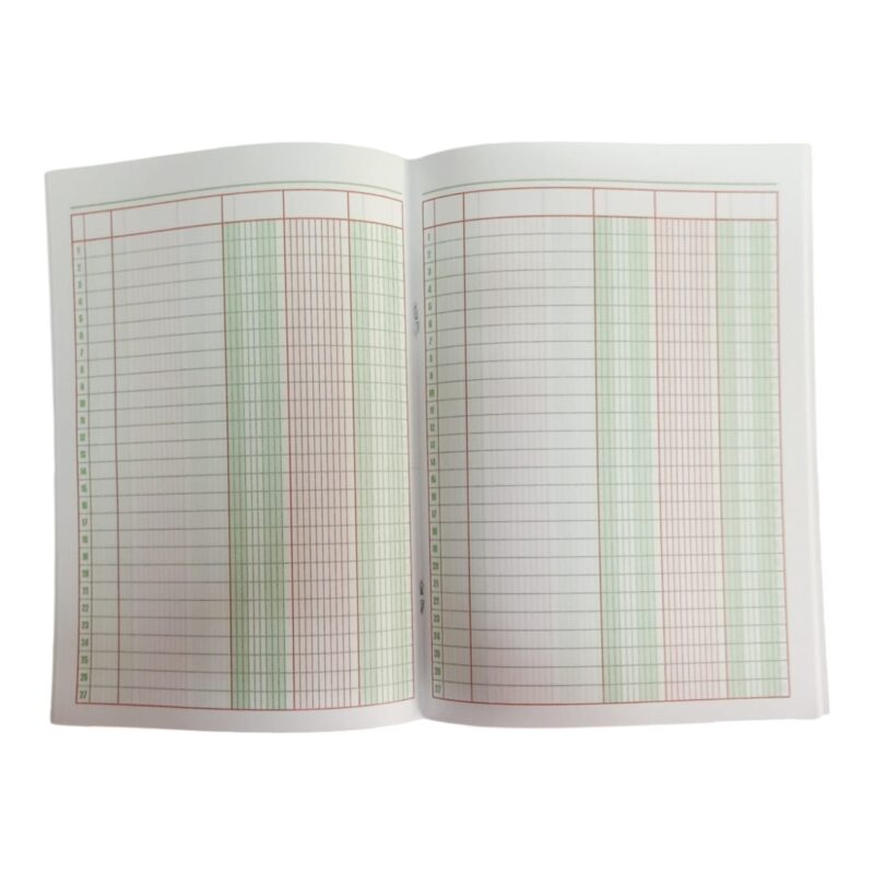 Cuaderno Contable 2 Colores 24*17 Cm - Imagen 2