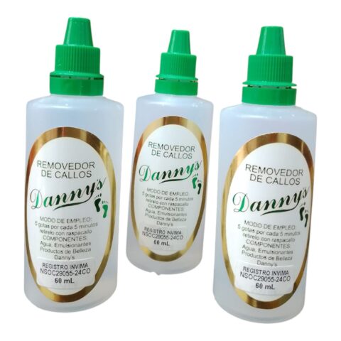 Removedor De Callos Dannys 60 Ml X3 Unds