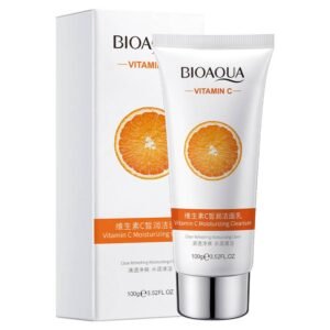 🍊 Limpiador Facial Bioaqua Vitamina C – Limpieza Iluminadora y Antioxidante (100g)