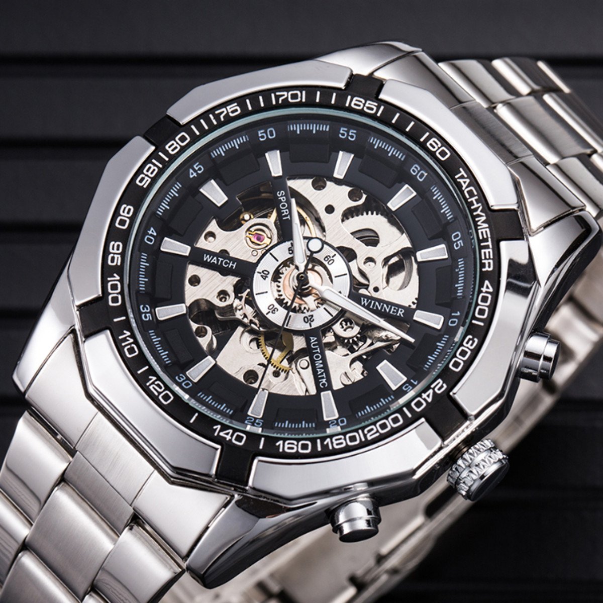 RELOJ AUTOMATICO WINNER ORIGINAL - Image 3