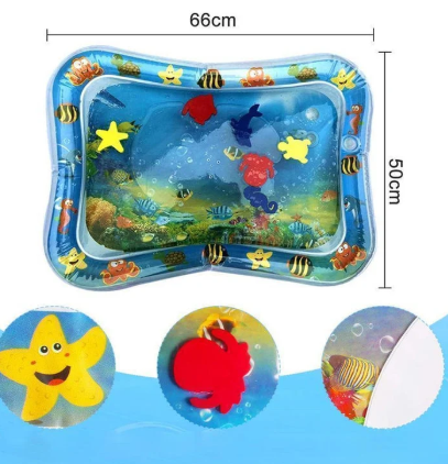🔥 Alfombra Piscina Inflable Sensorial con Peces Flotantes para Mascotas ⚡
