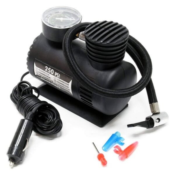 🔥 Mini Compresor de Aire Portátil para Auto 250 PSI a 12V ⚡