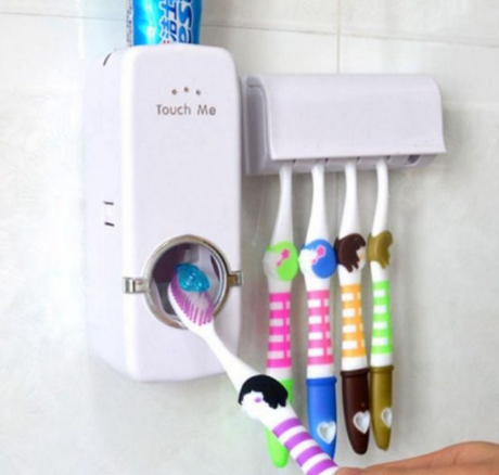 🔥 Dispensador Automático de Pasta de Dientes con Soporte para Cepillos ⚡ - Image 2