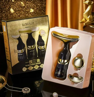 🔥 Masajeador Facial 3 en 1 con Microcorriente Rejuvenecedora y Antiarrugas ⚡