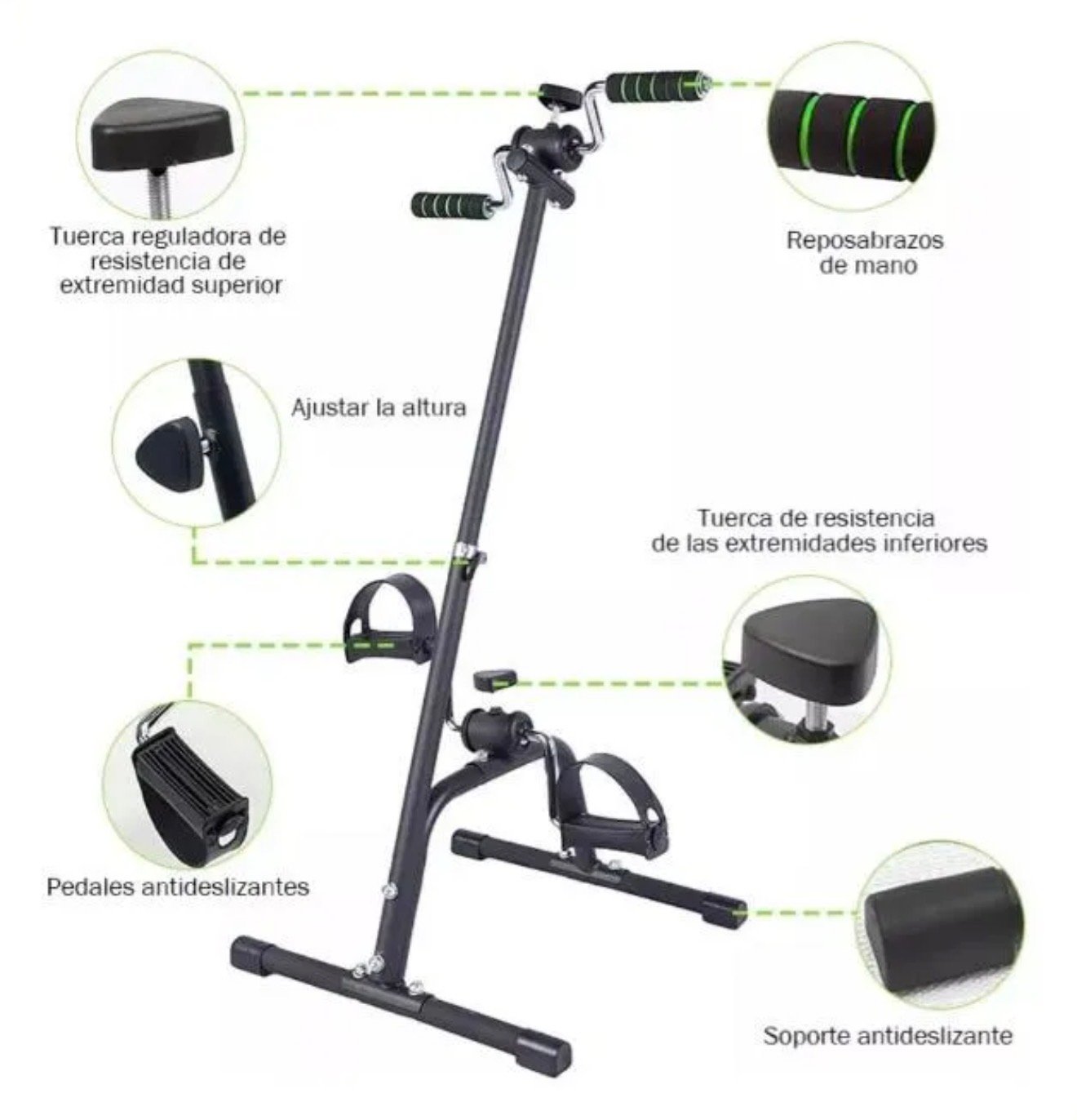 🔥 Ejercitador Pedalier Dual para Brazos y Piernas Ajustable ⚡ - Image 3