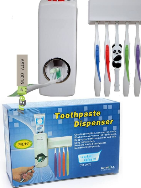 🔥 Dispensador Automático de Pasta de Dientes con Soporte para Cepillos ⚡