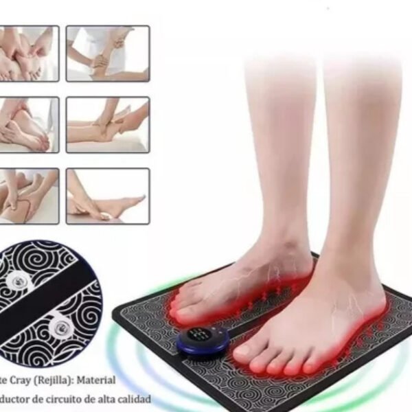 🔥 Masajeador de Pies EMS Eléctrico con Estimulación Muscular ⚡