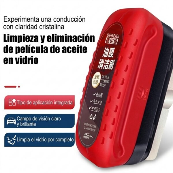 🔥 Cepillo Limpiavidrios Eliminador de Grasa y Película de Aceite ⚡