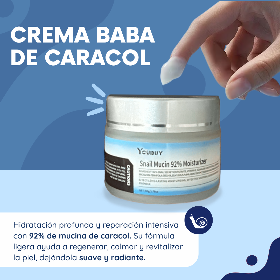 🔥 Crema Hidratante YOUBUY Baba de Caracol al 92% (50g) - Regeneradora y Anti-Edad ⚡ - Image 2
