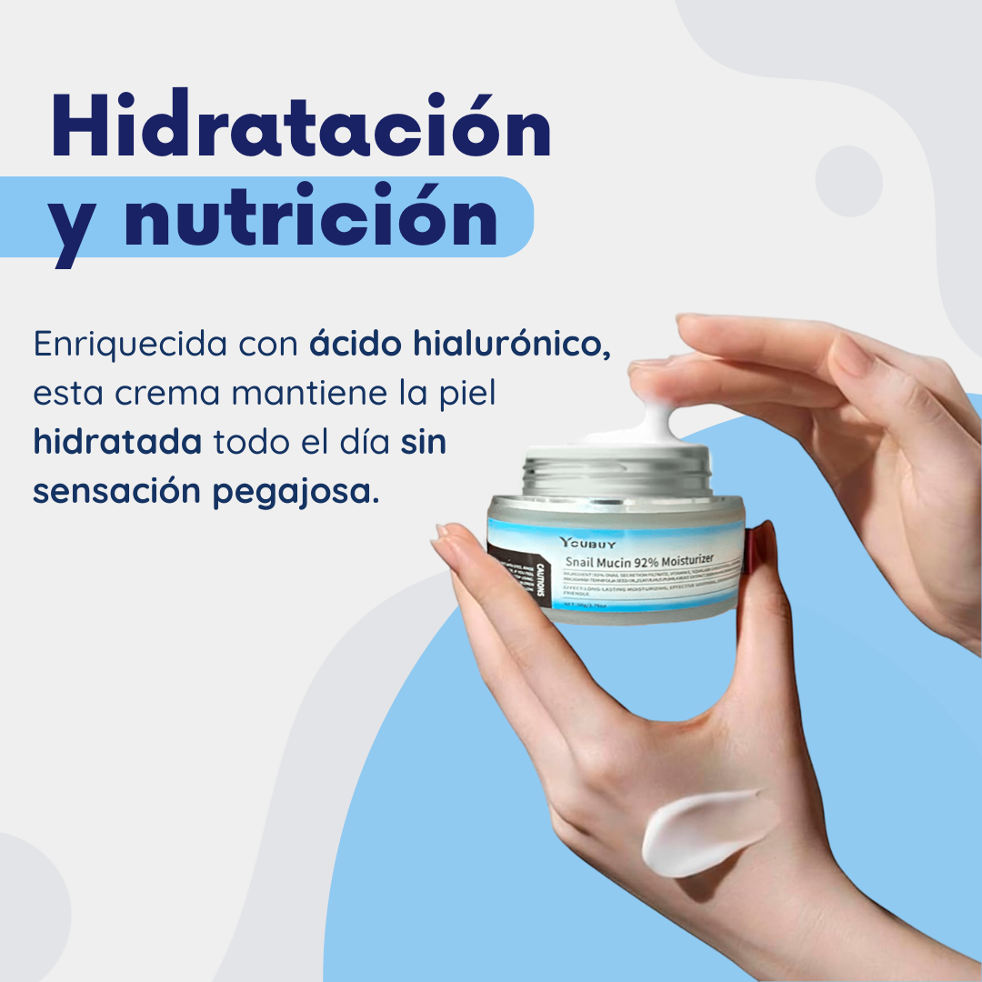 🔥 Crema Hidratante YOUBUY Baba de Caracol al 92% (50g) - Regeneradora y Anti-Edad ⚡ - Image 3